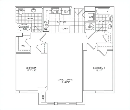 Floor plan Carlyle V