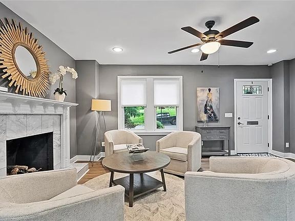 Family Room, open to Dining Room and Kitchen.
