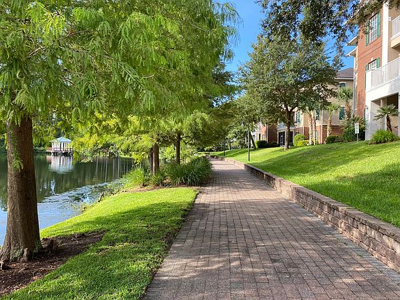 Boardwalk border of The Preserve at Oakleaf with water view