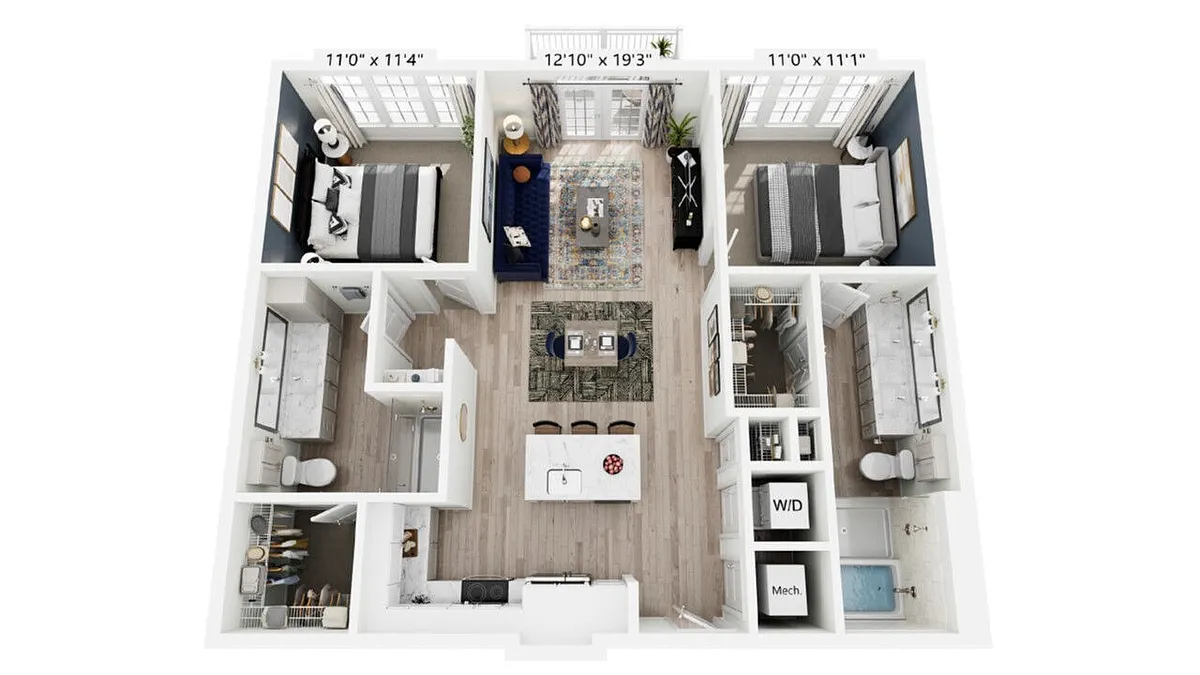 Floor plan B11
