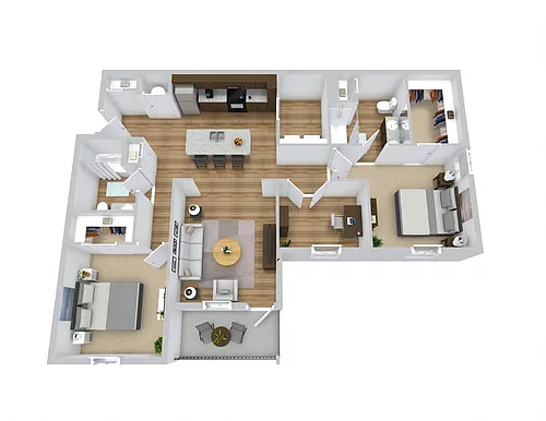 Floor plan 2 Bedroom