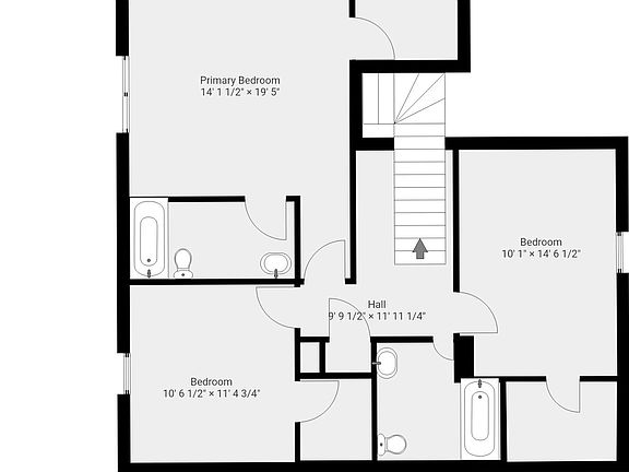 Floor plan for 2nd floor