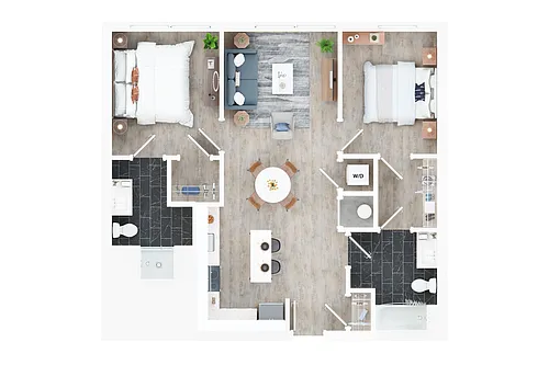 Floor plan B2B - II