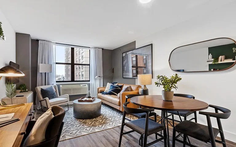 Living and dining area