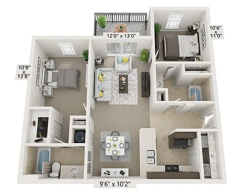 Floor plan B1