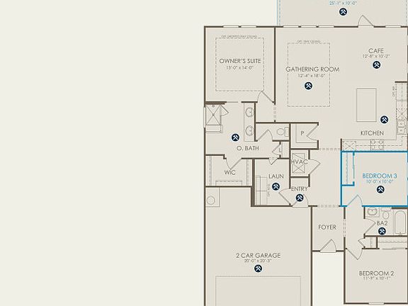 Prosperity Floor Plan, Quick Move-in Home, Floor 1