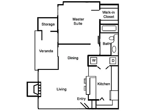 Floor plan Thoreau
