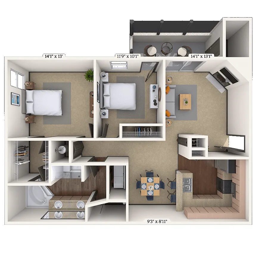 Floor plan Derby I