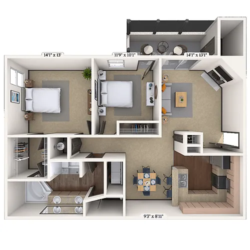 Floor plan Derby I