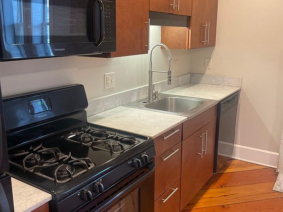 Repurposed Carrera marble countertops.
