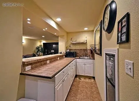 Downstairs wet bar