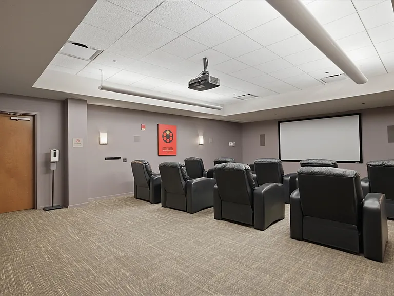 Theater/screening room.