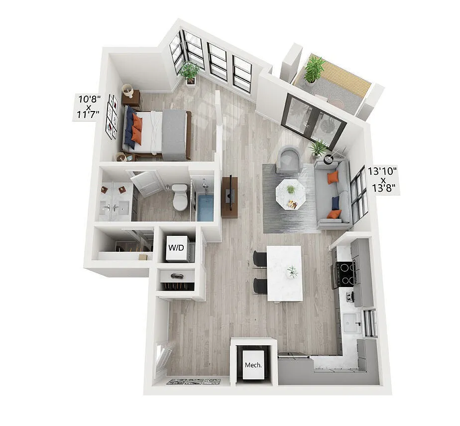 Floor plan A1-HC