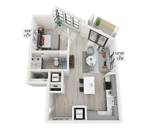 Floor plan A1-HC