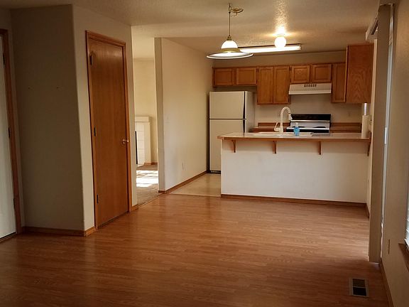 Kitchen and family room