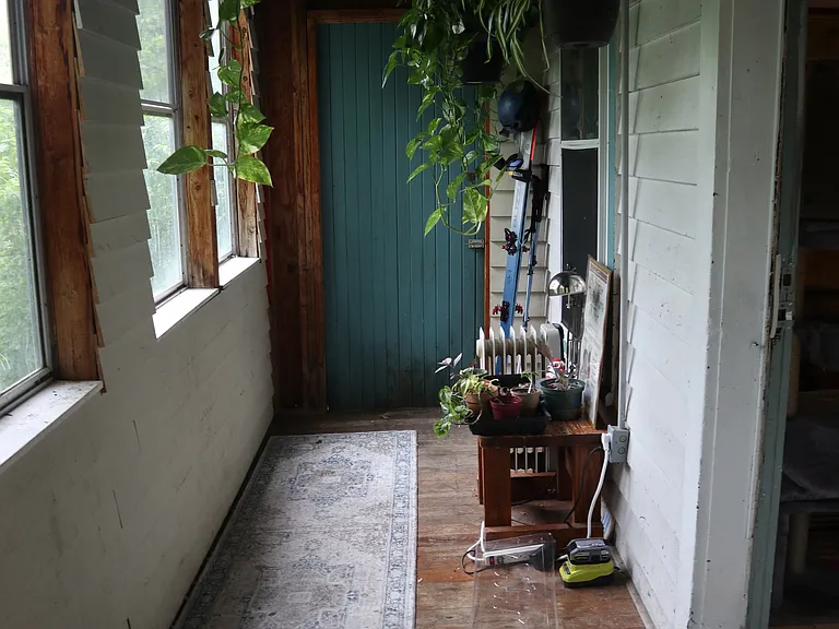 Closed in porch