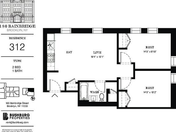 2nd image of 180 Bainbridge St #217