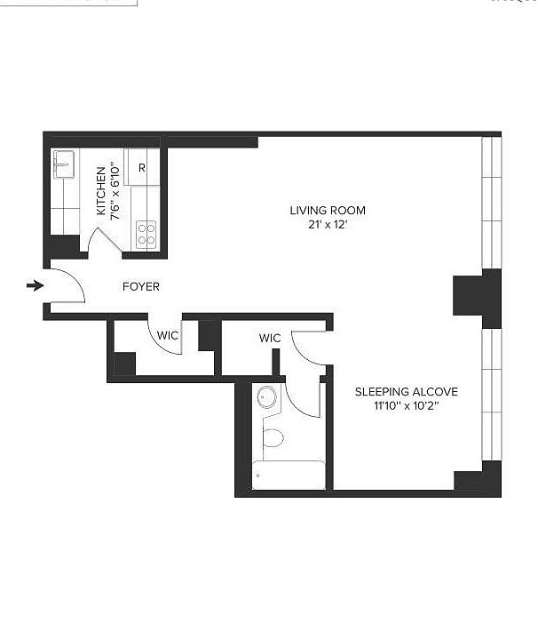 2nd image of 260 W 52nd St APT 12E