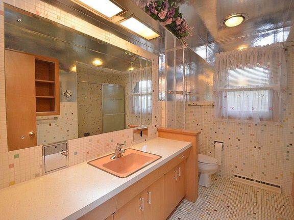 One of three bathrooms