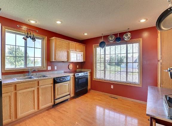 This home features a very efficient kitchen area.  there is space for a small table.