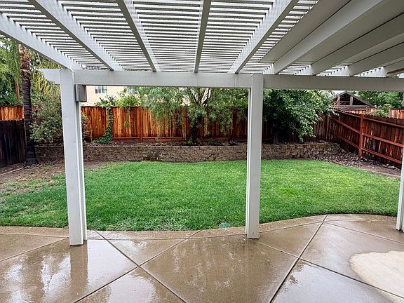 back yard with patio