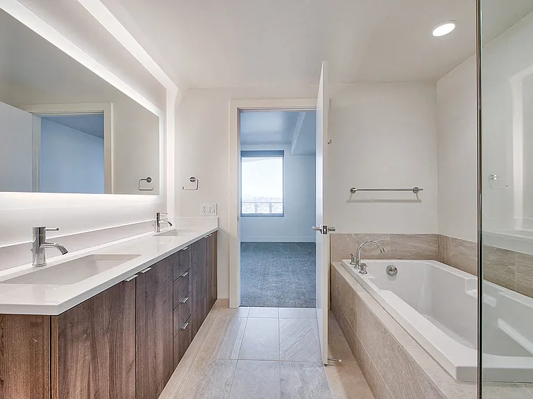The spa experience is available to penthouse residents, without leaving the comforts of home
