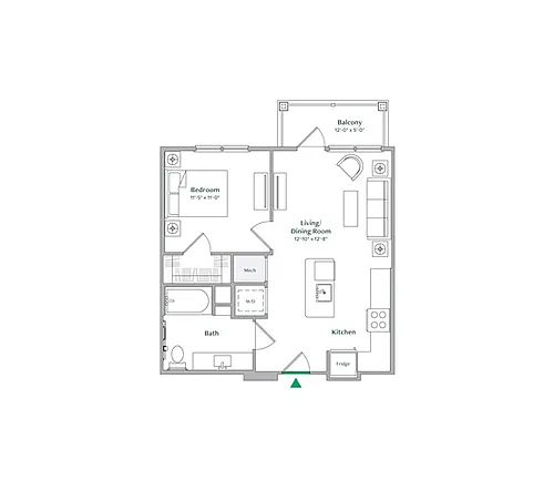 Floor plan A2-A