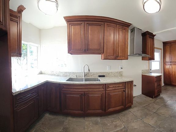 Kitchen with custom cabinetry