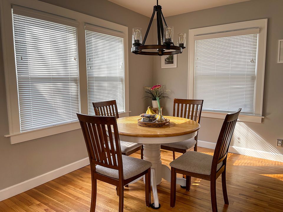 Light-filled dining area