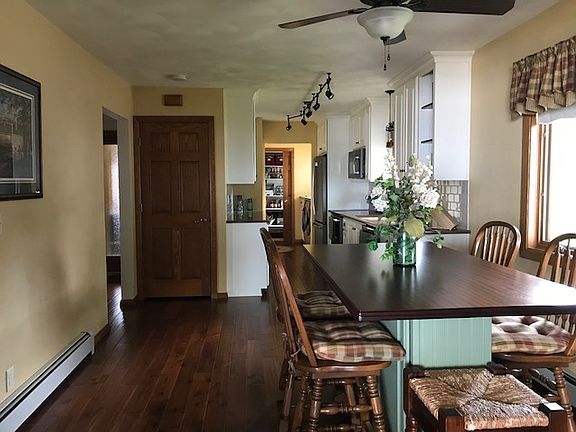 View from dining to kitchen