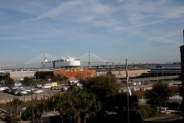 View of the Ravenel Bridge