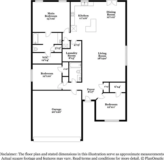 3 bed, 2.0 bath, 1676 sqft, $2,125 — Photo 2