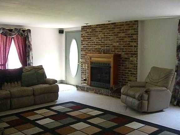 living room fireplace