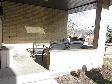 large covered front porch