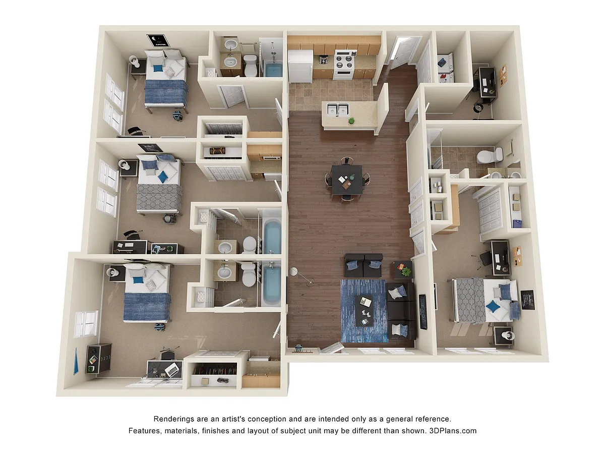 Floor plan 4/4 Classic