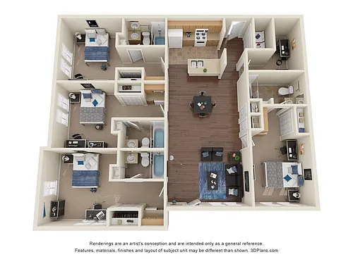 Floor plan 4/4 Classic