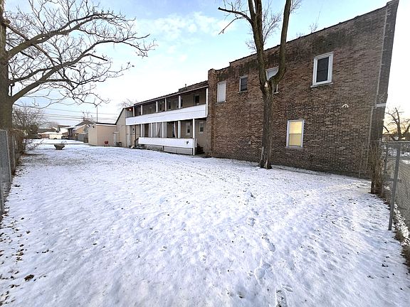 North Side Yard and Apt. Building