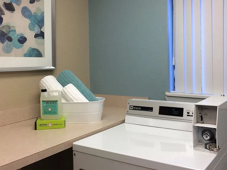 Say farewell to laundromats with our convenient on-site community laundry facilities.