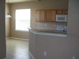 View into kitchen area
