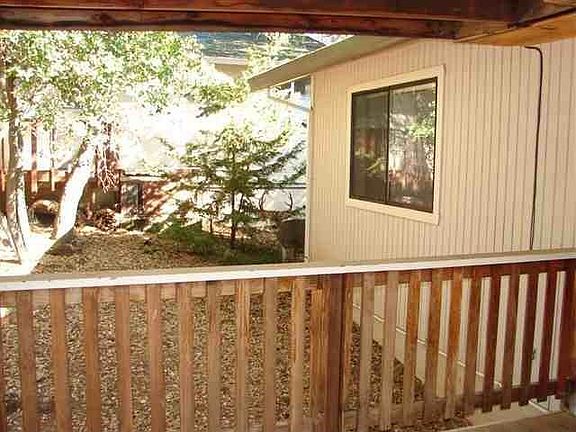 Covered Deck with Deer