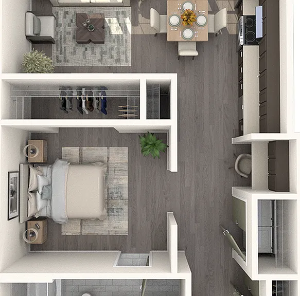 Canal 1535 Floor Plan E2 Canal 1535 Floor Plan E2
