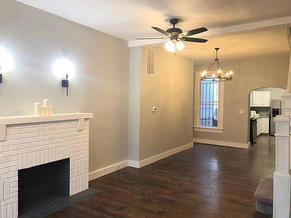 Living Room and Dining Room with 9' tall ceilings