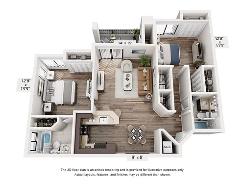Floor plan Model B2