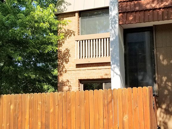 Cedar enclosed patio.
