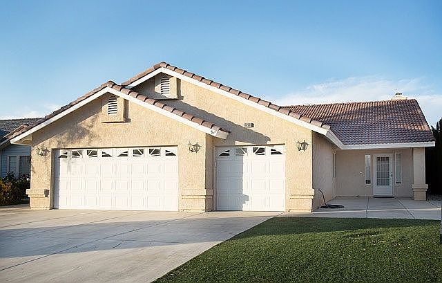 Beautiful front view of home