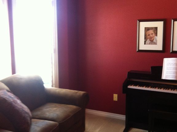 Bay windows in office