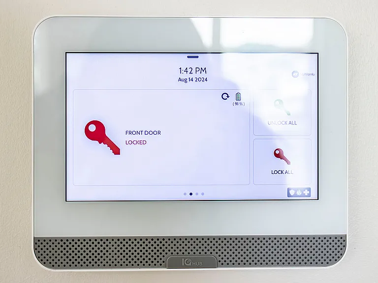 Smart Home Technology with Touch Screen Intercom System