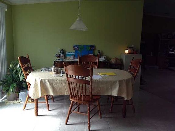 Spacious dining room