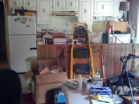 View of Kitchen from Living Room