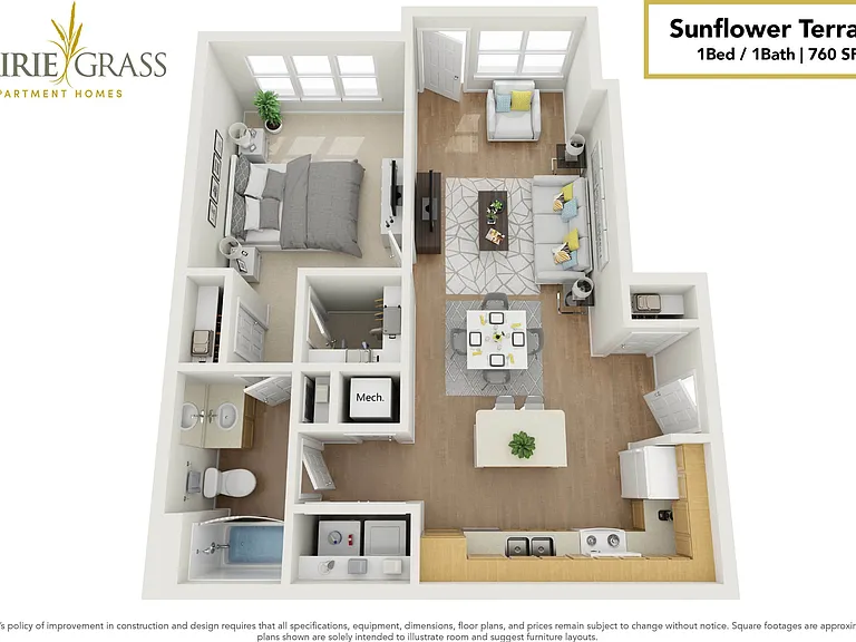 Sunflower Terrace 3d Sunflower Terrace 3d
